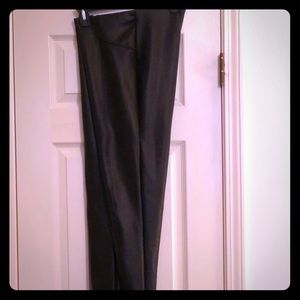 Black Express Leather Leggings sz L